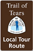 Local Tour Route sign