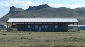 Modern View of the Jail at the Tule Lake Segregation Center Stockade