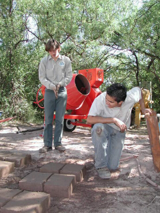 Making adobes