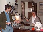 Dorothy Williamson working in the Visitor Center