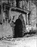 The entrance to the church required stabalization