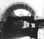 Remaining arch that supported the choir loft