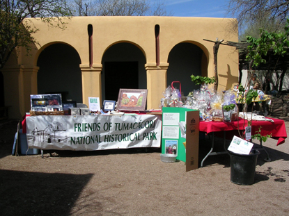Friends of Tumac&aacute;cori sales table