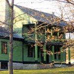 Close-up of the main house.