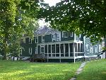 Back view of Zane Grey Museum