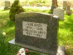 20 Zane and Dolly headstone in Lackawaxen
