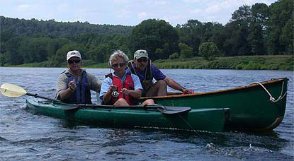 Director of the National Park Service enjoys a fishing lesson on the Upper Delaware River