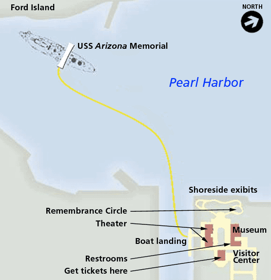 Pearl Harbor Map