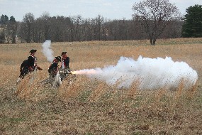 artillery firing demonstration