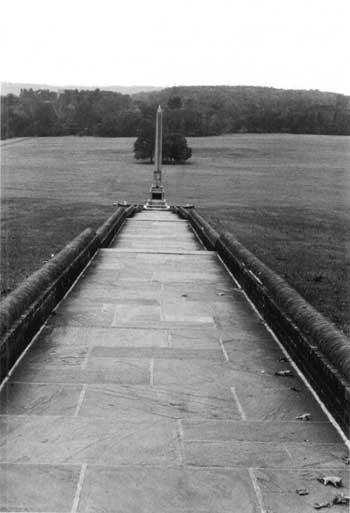 Waterman Monument, the first monument in the park