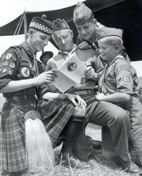 Scouts with VF handbook