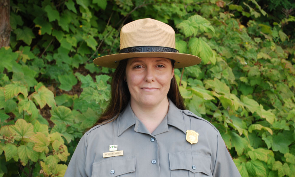 Superintendent Jacqueline Ashwell is pictured in her NPS uniform.