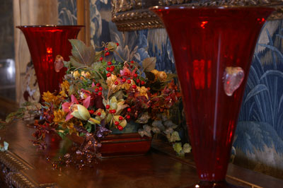 Flowers in Mansion