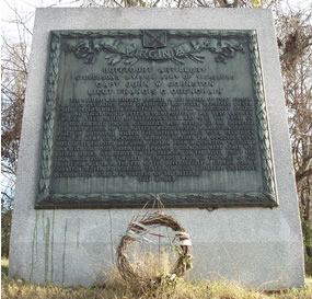 Virginia State Memorial, Botetourt Artillery Marker