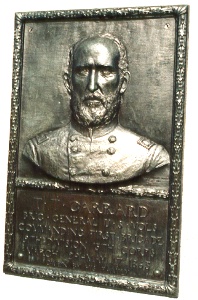 Brig. Gen. T. T. Garrard, bronze plaque