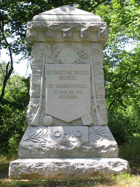 120th Ohio Infantry Monument