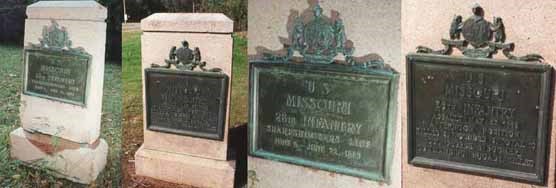 26th Missouri Infantry Unit Position Markers