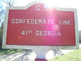 41st Georgia Infantry Marker