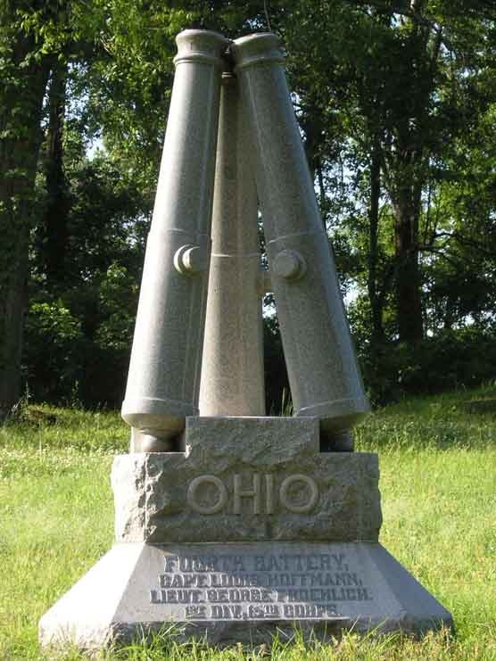 4th Battery Ohio Light Artillery Regimental Monument