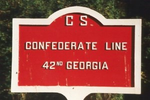 42d Georgia Infantry Marker