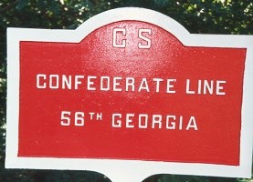 56th Georgia Infantry Marker