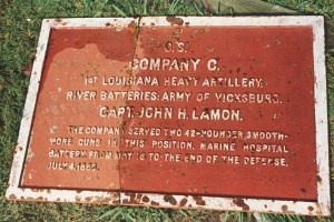 1st Louisiana Heavy Artillery, Co. C Marker