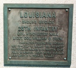 26th Louisiana Infantry Regimental Monument