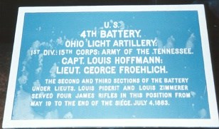 4th Battery Ohio Light Artillery Tablet