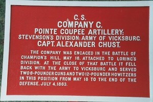 Point Coupee Artillery, Co. C Marker