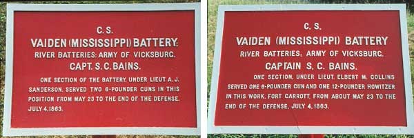 Vaiden's Mississippi Battery Tablets