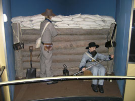 Confederate Trenches Exhibit