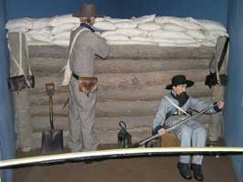 Confederate Trench Exhibit