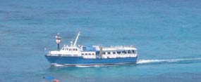 Passenger ferry entering Cruz Bay from St. Thomas