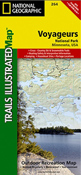 Voyageurs National Park Trails Illustrated Map