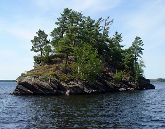 Island on Rainy Lake
