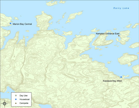 Marion Bay sites - Click the map to view a larger version