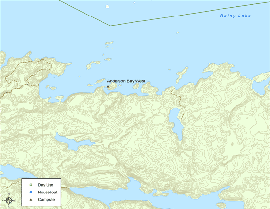 Anderson Bay site - Click the map to view a larger version