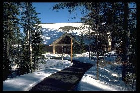 Rainy Lake Visitor Center (winter)