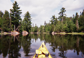 Kayaking in Voyageurs