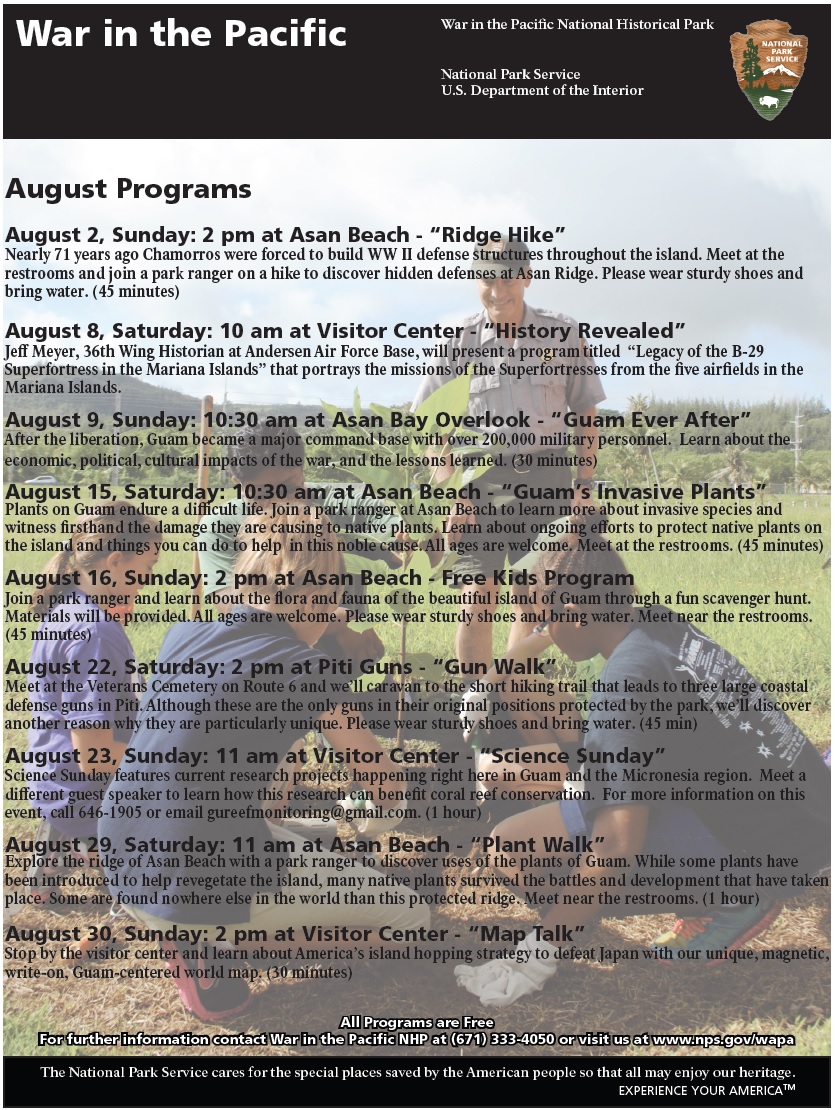 2015 August Programs