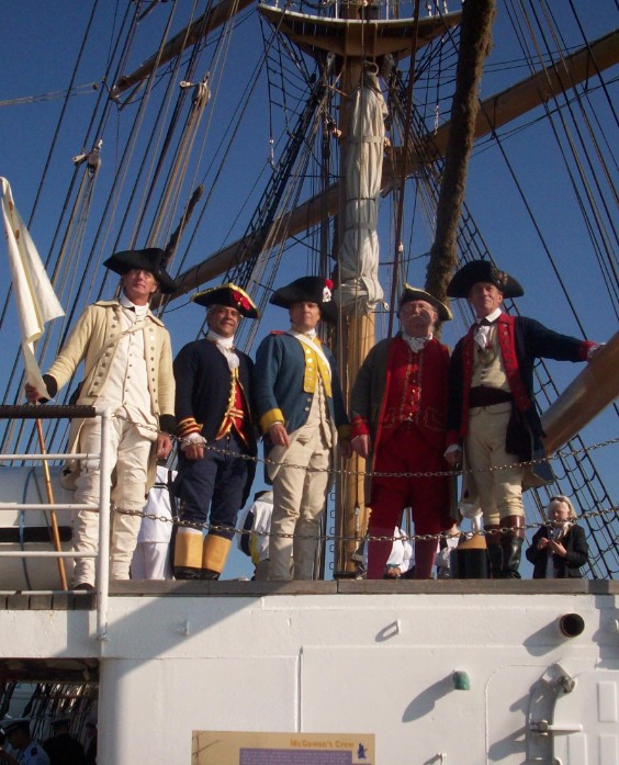 reenact on ship