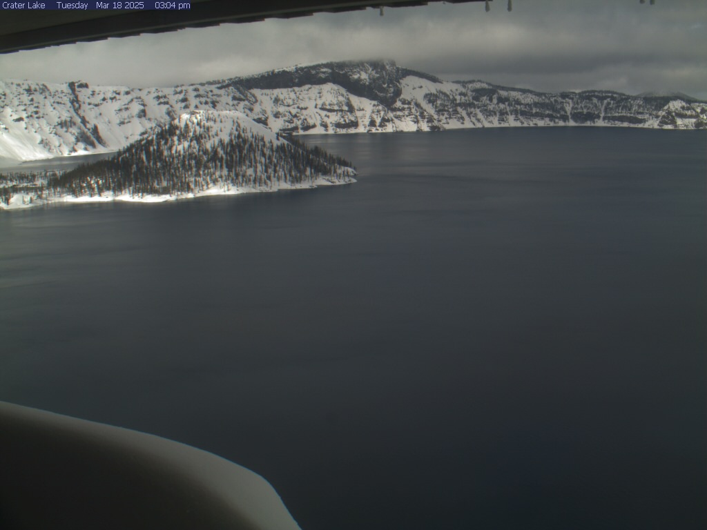 Looking North across Crater Lake