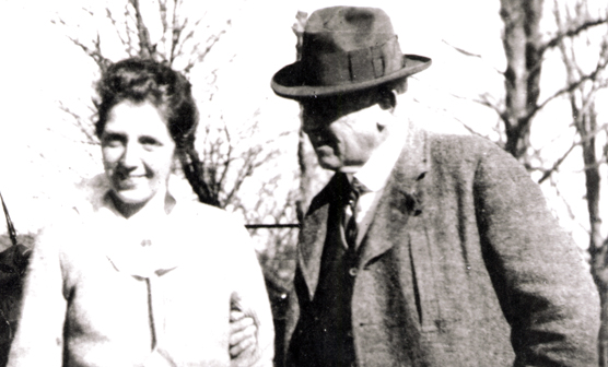 Dorothy and her father, J. Alden Weir