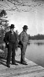 J. Alden Weir and John Singer Sargent on the Dock
