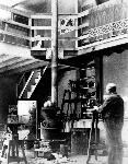 Mahonri Young in his Sculpture Studio