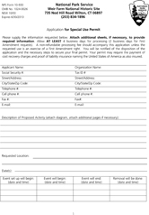 Application for Special Use Permit