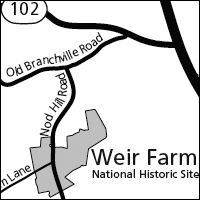 Map to Weir Farm NHS