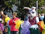First Lady whistled to begin the egg roll