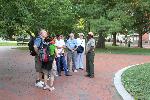 Park Ranger leading a group of visitors
