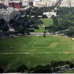 The Ellipse, south of the White House.